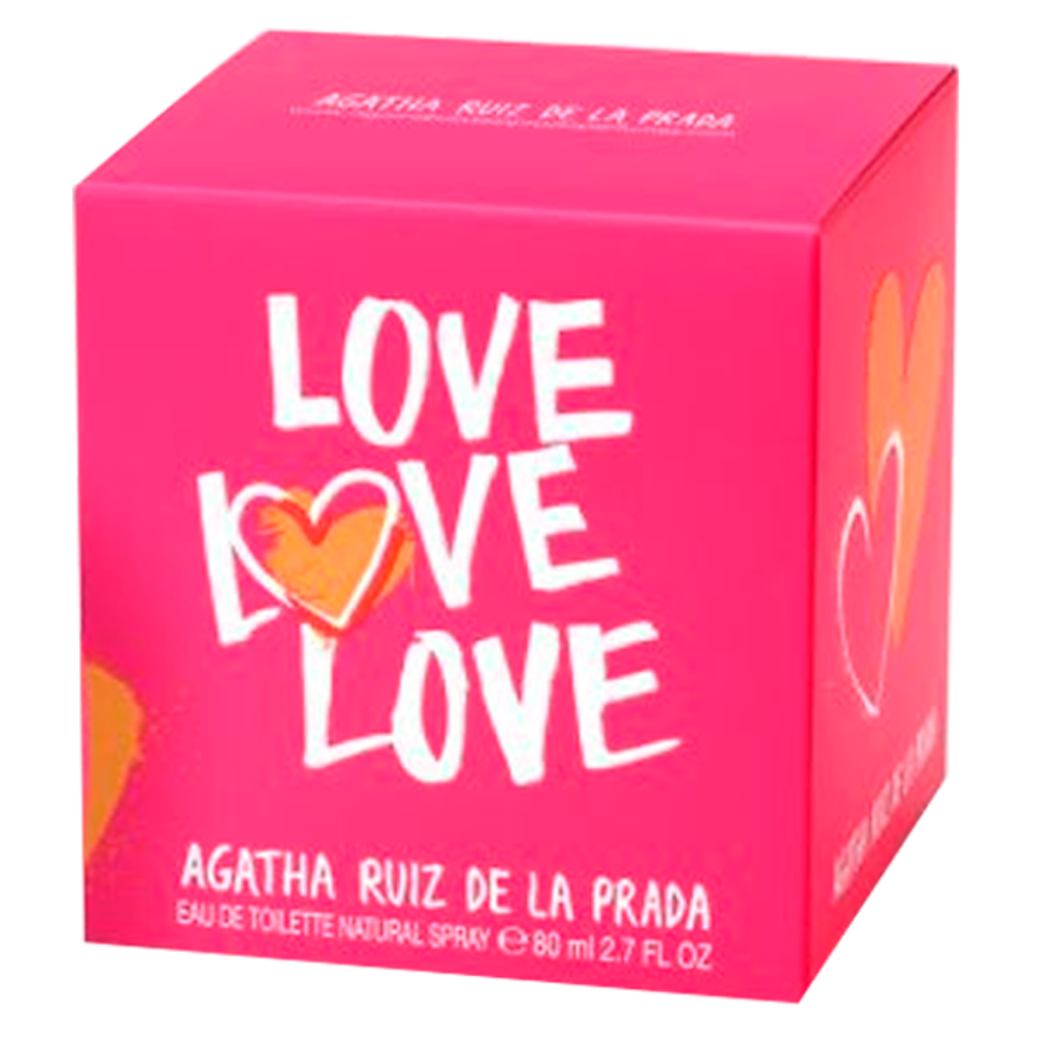 LOVE LOVE LOVE AGATHA RUIZ EDT 80ML MUJER 3