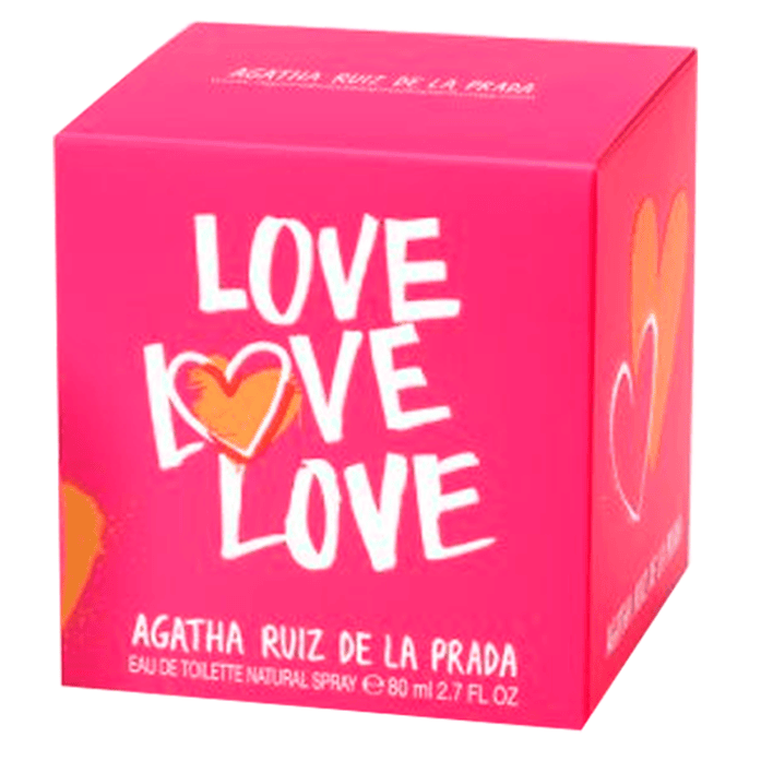 LOVE LOVE LOVE AGATHA RUIZ EDT 80ML MUJER 3