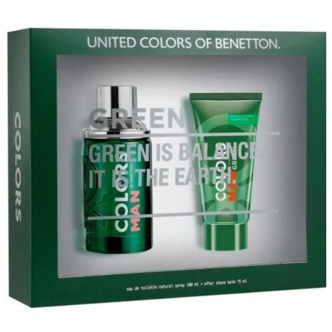 BENETTON COLORS GREEN 100ML MAS AFTER SHAVE 1