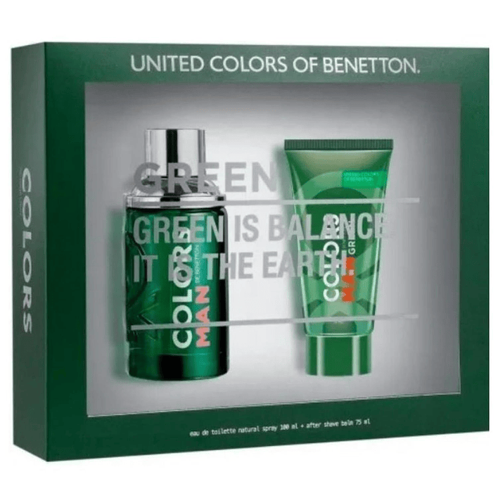BENETTON COLORS GREEN 100ML MAS AFTER SHAVE 1