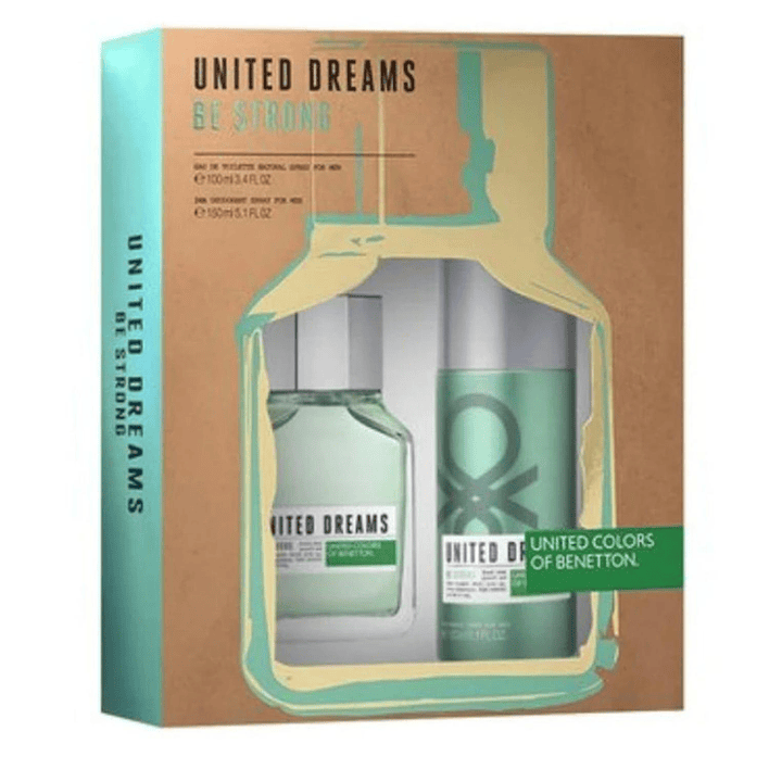 UNITED DREAMS BE STRONG ESTUCHE EDT 100MLDESODORANTE 150ML 2