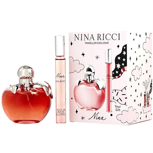 Estuche Nina Ricci EDT 80ML + Roll On 10ML