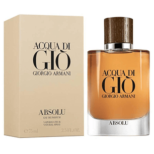 Acqua Di Gió Absolu 75ML EDP Hombre Armani