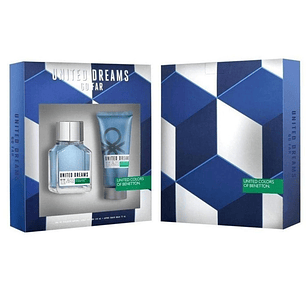United Dreams Go Far EDT 100 ML After Shave 75ml Hombre