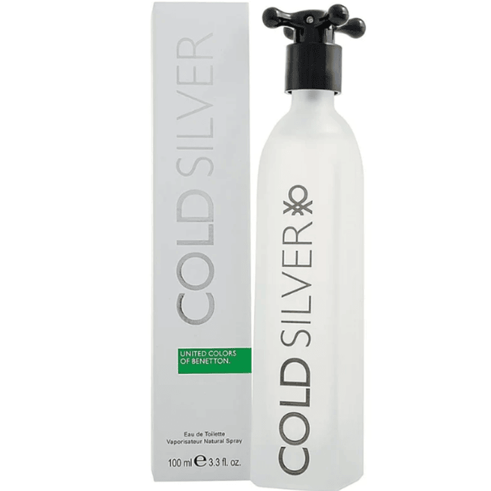 Benetton Cold Silver Edt 100 ml Hombre 1