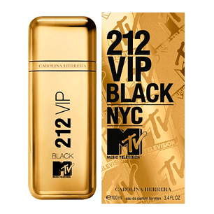 Carolina Herrera 212 Men Vip Black Mtv Music Television EDP 100 ml