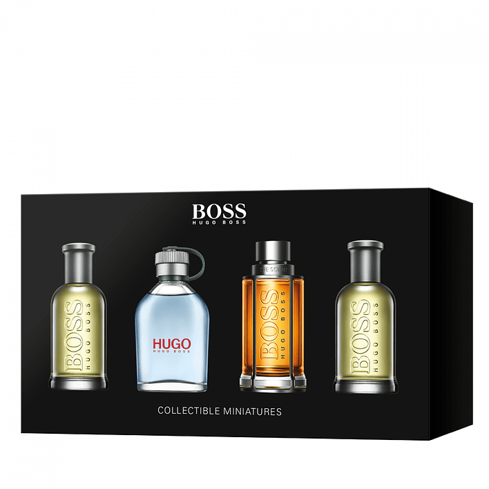 Estuche Miniaturas Boss 2xBottled+Scent+Cantimplora 4x5Ml Hombre 1