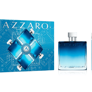 Estuche Azzaro Chrome Edp 100ML+10ML+10ML Hombre