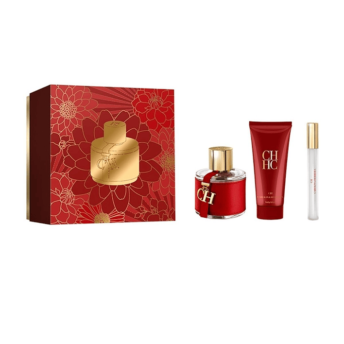 Estuche CH Carolina Herrera Edt 100ML+10ML+100ML B/L Mujer 1
