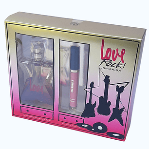 ESTUCHE LOVE ROCK EDT 80ML + LIP GLOSS 3ML