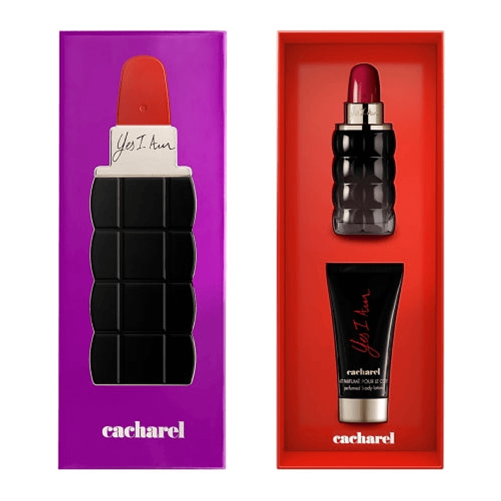 ESTUCHE YES I AM CACHAREL EDP 50ML+50ML BL MUJER 1
