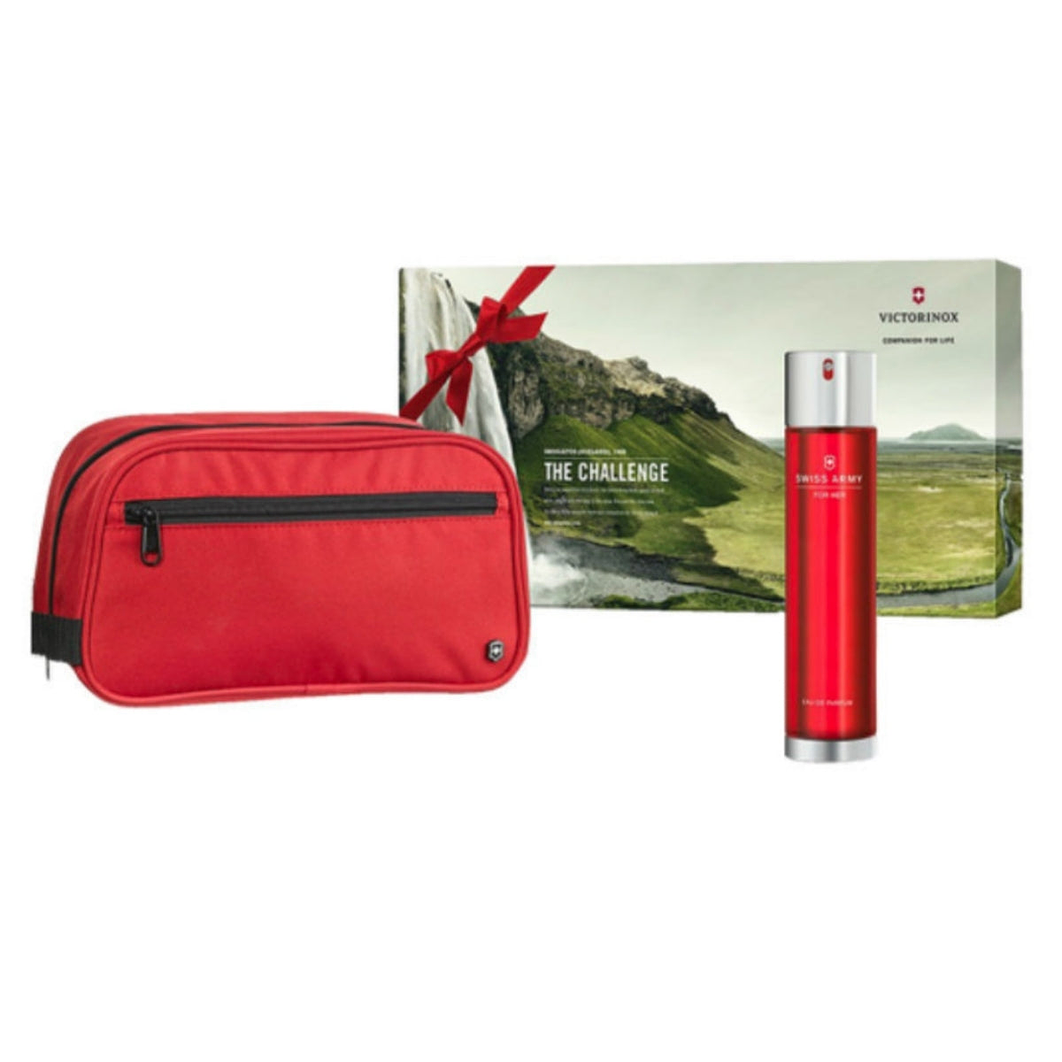 Estuche Swiss Army For Her Victorinox Edt 100Ml+Travel Bag Mujer 1