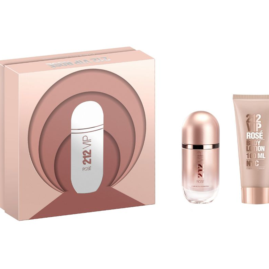 Estuche 212 Vip Rose Carolina Herrera Edp 50Ml+75Ml B/L Mujer56 1