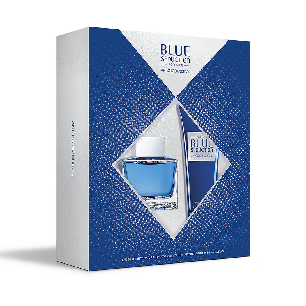 Estuche Blue Seduction Edt 50Ml+ A/S 75Ml Hombre 1