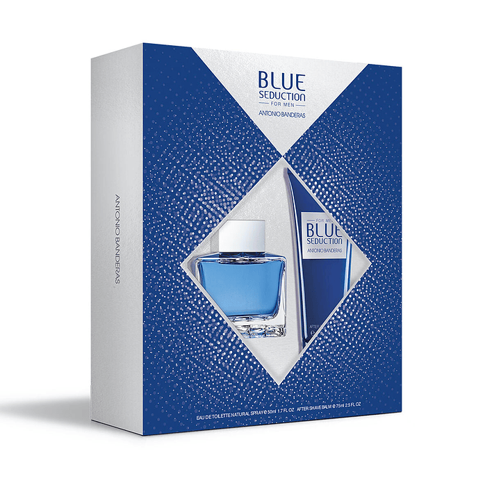 Estuche Blue Seduction Edt 50Ml+ A/S 75Ml Hombre 1