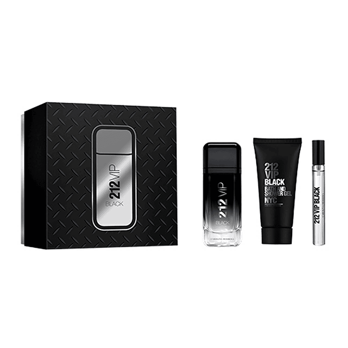 Estuche 212 VIP Black Edp 100ML+10ML+100ML S/G Hombre 1
