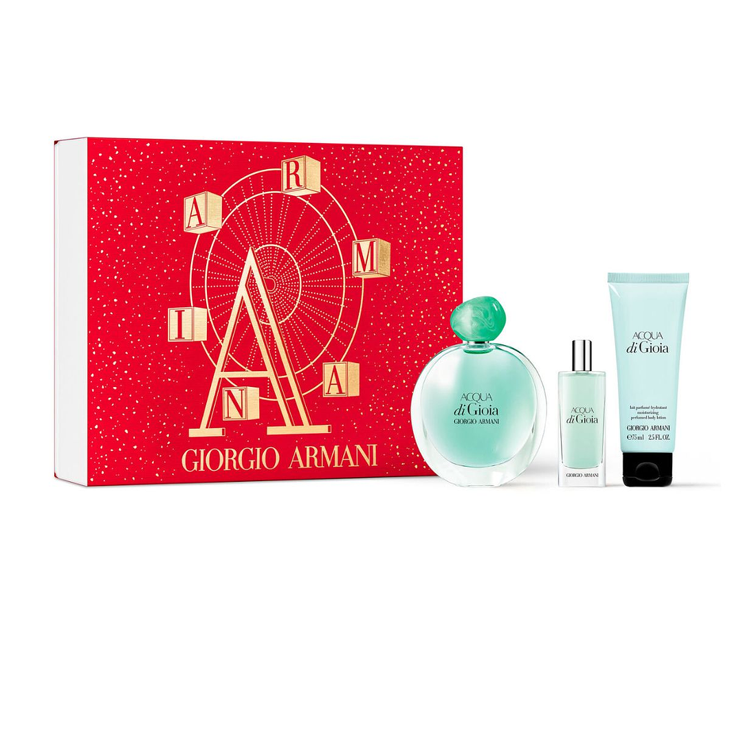 Estuche Acqua Di Gioia Armani Edp 100ML+15ML+75ML B/L Mujer 1