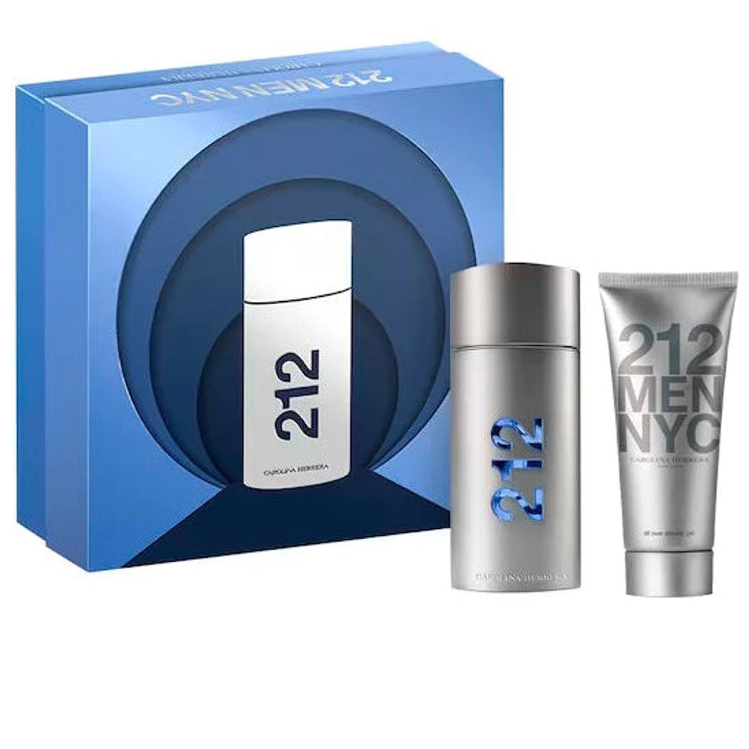 Estuche 212 Nyc Men Carolina Herrera Edt 100Ml+100Ml S/G Hombre94 1