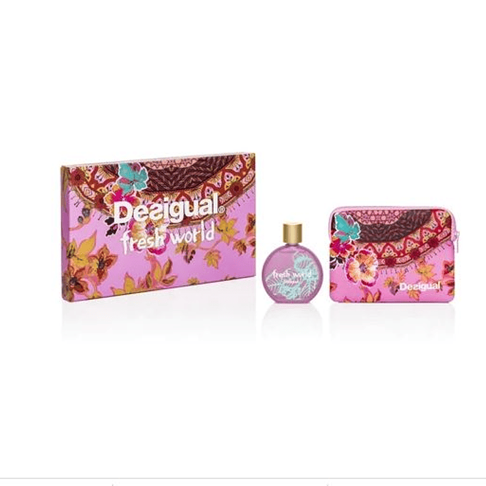 Desigual Fresh World Estuche Edt 100ml Mujer 1