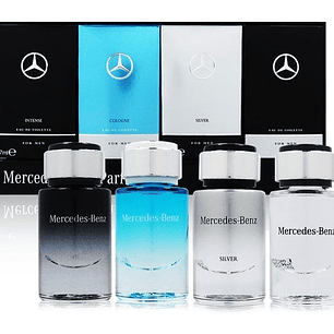 1Estuche Miniaturas M. Benz For Men Edt 7ml 4pcs Hombre