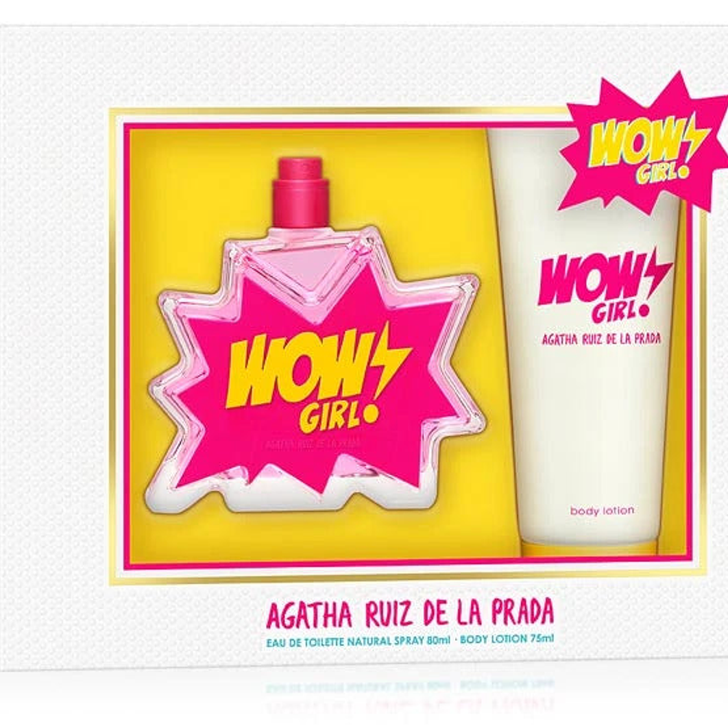 Estuche Wow Girl Agatha Ruiz De La Prada Edt 50Ml +B/L 75Ml Mujer 1