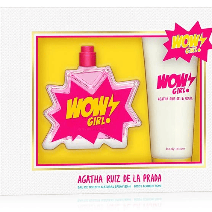 Estuche Wow Girl Agatha Ruiz De La Prada Edt 50Ml +B/L 75Ml Mujer 1