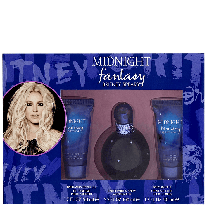 Estuche Midnight Fantasy Edp 100Ml+50Ml S/G+50Ml B/L Mujer 1