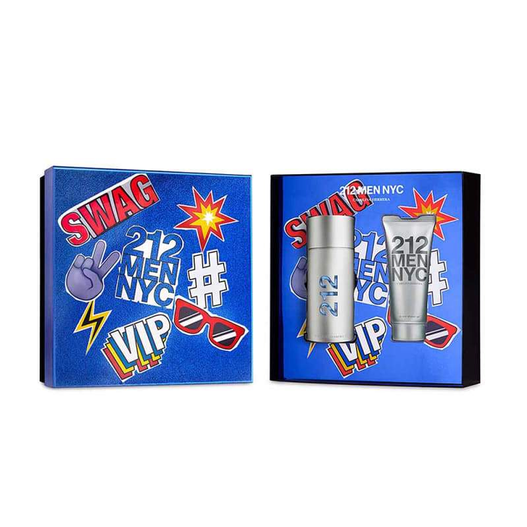 Estuche 212 NYC Men Swag 100ml + After Shave 100ml 1