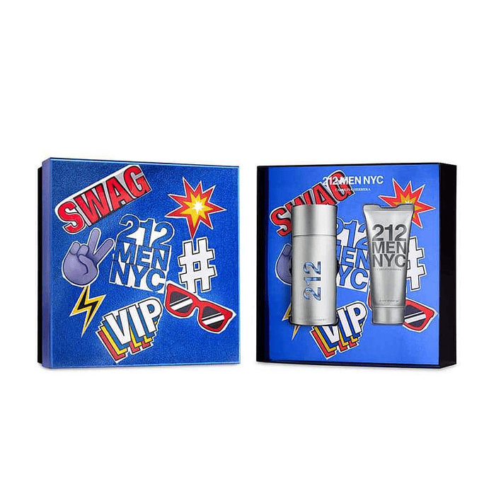 Estuche 212 NYC Men Swag 100ml + After Shave 100ml 1