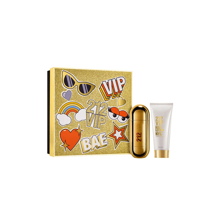Estuche 212 Vip (Bae) Edp 50ml+75ml B/L Mujer 1