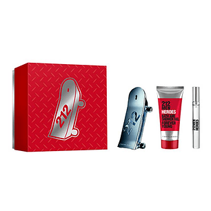 Estuche 212 Men Heroes Carolina Herrera Edt 90Ml+10Ml Mini+100Ml S/G Hombre00