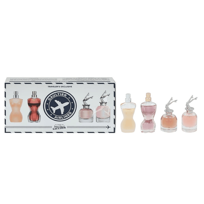 Estuche JPG Miniaturas Travel´S 4Pcs 6Ml Mujer 1