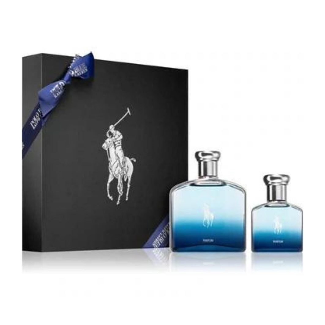 Estuche Polo Deep Blue Ralph Lauren Parfum 125ml + 40ml Hombre (Caja Negro) 1