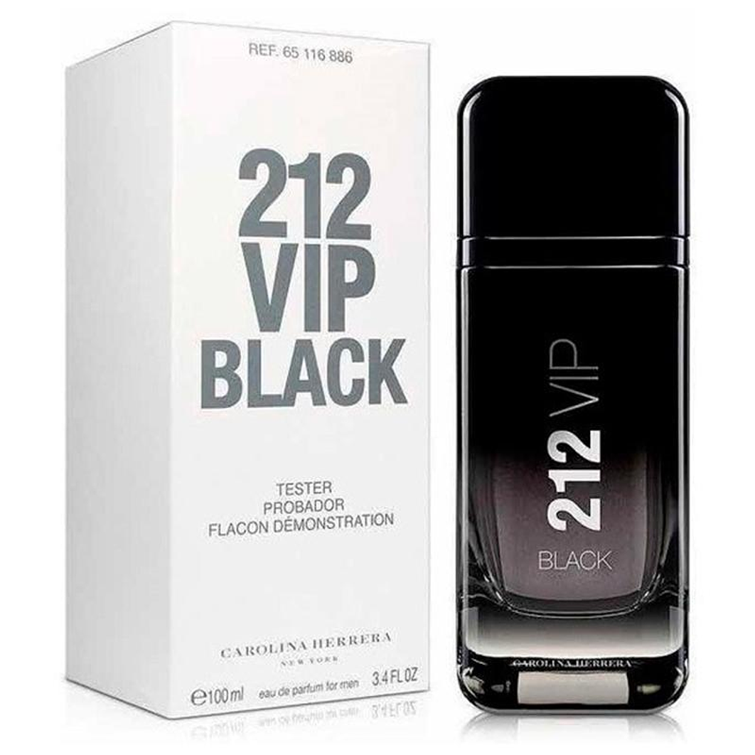 212 Vip Black TESTER 100ML EDP Hombre Carolina Herrera 1