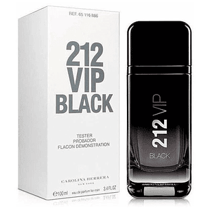 212 Vip Black TESTER 100ML EDP Hombre Carolina Herrera