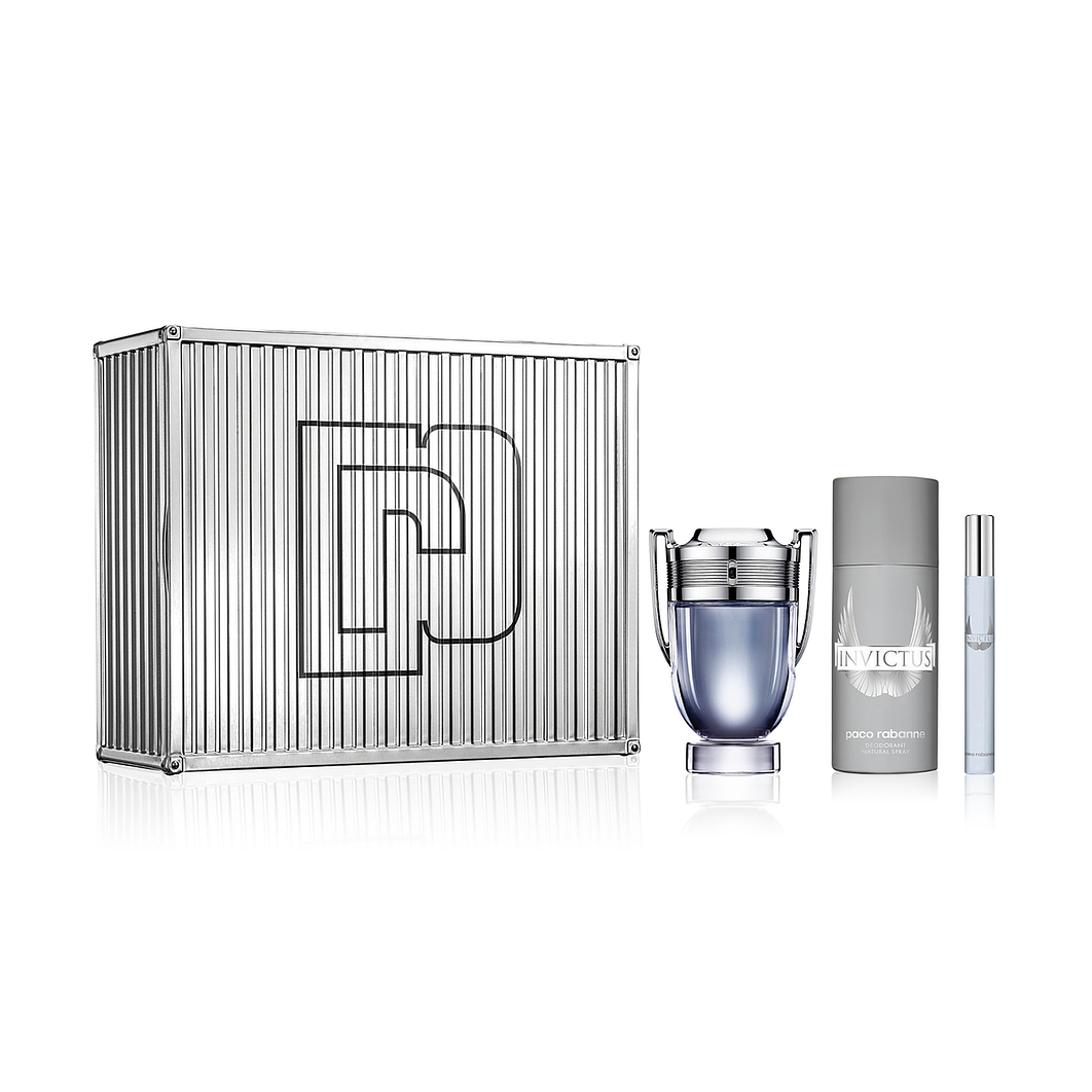 Estuche Invictus Edt 50ml+150ml Deo+10ml mini Hombre 1