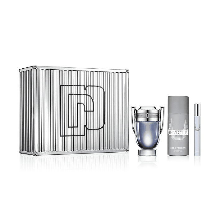 Estuche Invictus Edt 50ml+150ml Deo+10ml mini Hombre 1