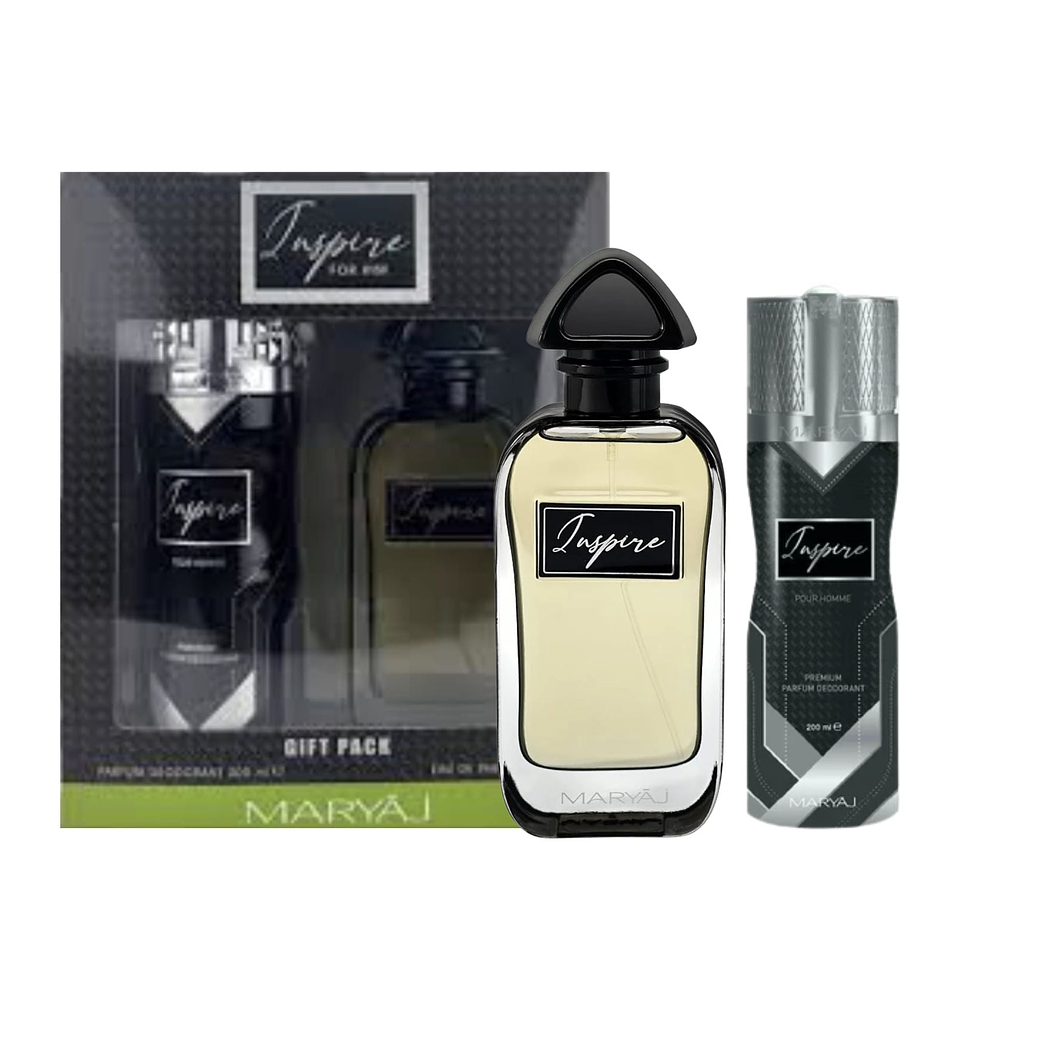 Estuche Inspire For Him Maryaj Edp 100ML +Deo 200ML Hombre 1