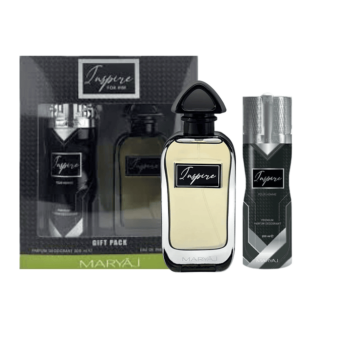 Estuche Inspire For Him Maryaj Edp 100ML +Deo 200ML Hombre 1