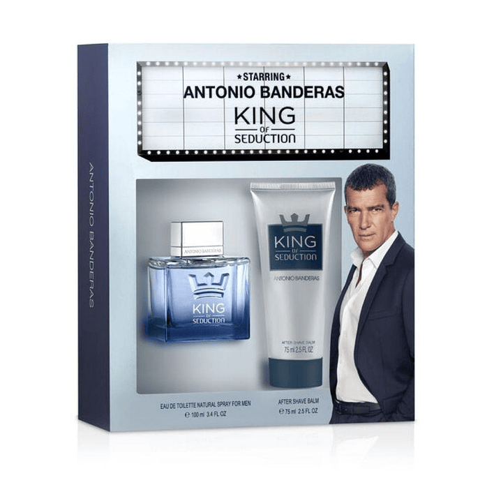 ESTUCHE KING OF SEDUCTION STARRING 100ML EDT + A/S 75 ml 1