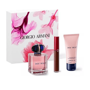 Estuche My Way Giorgio Armani Edp 30ML+50ML B/L+6.5ML Lipcolor Mujer