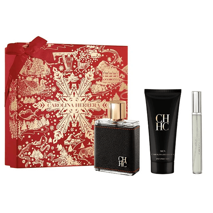 Estuche Ch Men Carolina Herrera Edt 100ML+10ML+100ML A/S Hombre 1