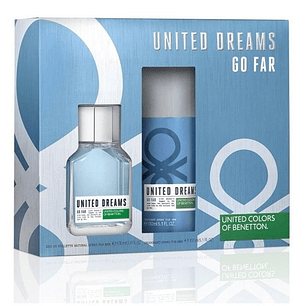 United Dreams Go Far Estuche 100ML EDT + Deo 150ML Hombre