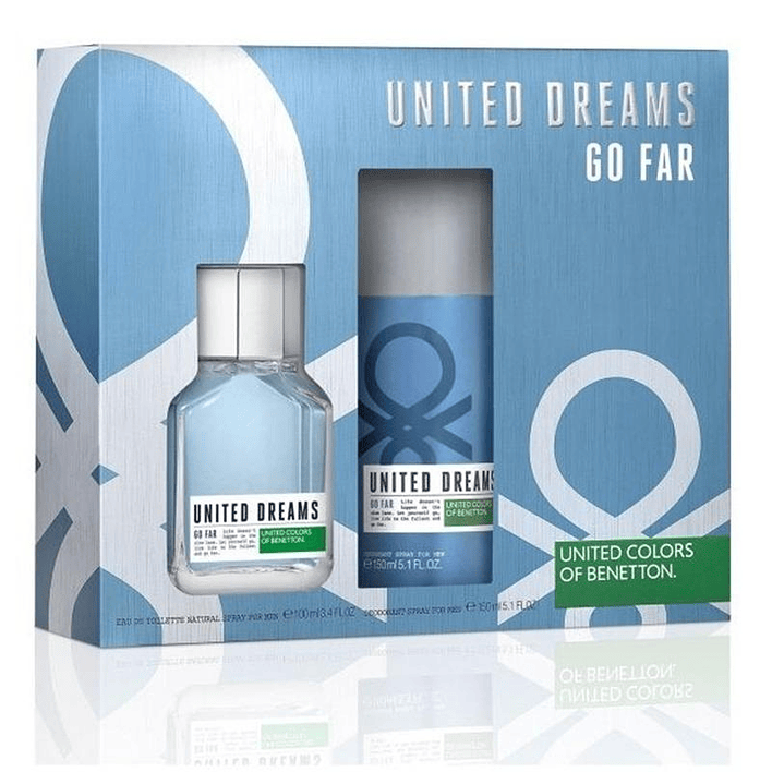 United Dreams Go Far Estuche 100ML EDT + Deo 150ML Hombre 1