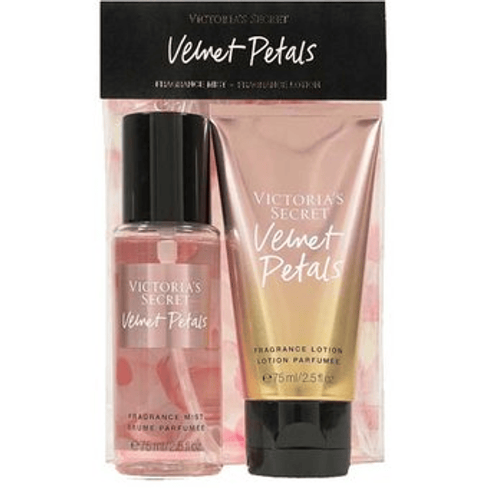 VELVET PETALS SET MIST 75ML+LOCION 75ML 1