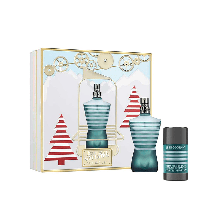 Estuche JPG Le Male Edt 125ml+75ml S/G Hombre 1