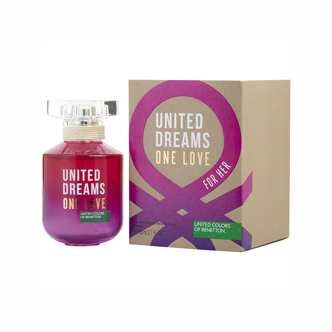 United Dreams One Love 80ML EDT Mujer Benetton 1