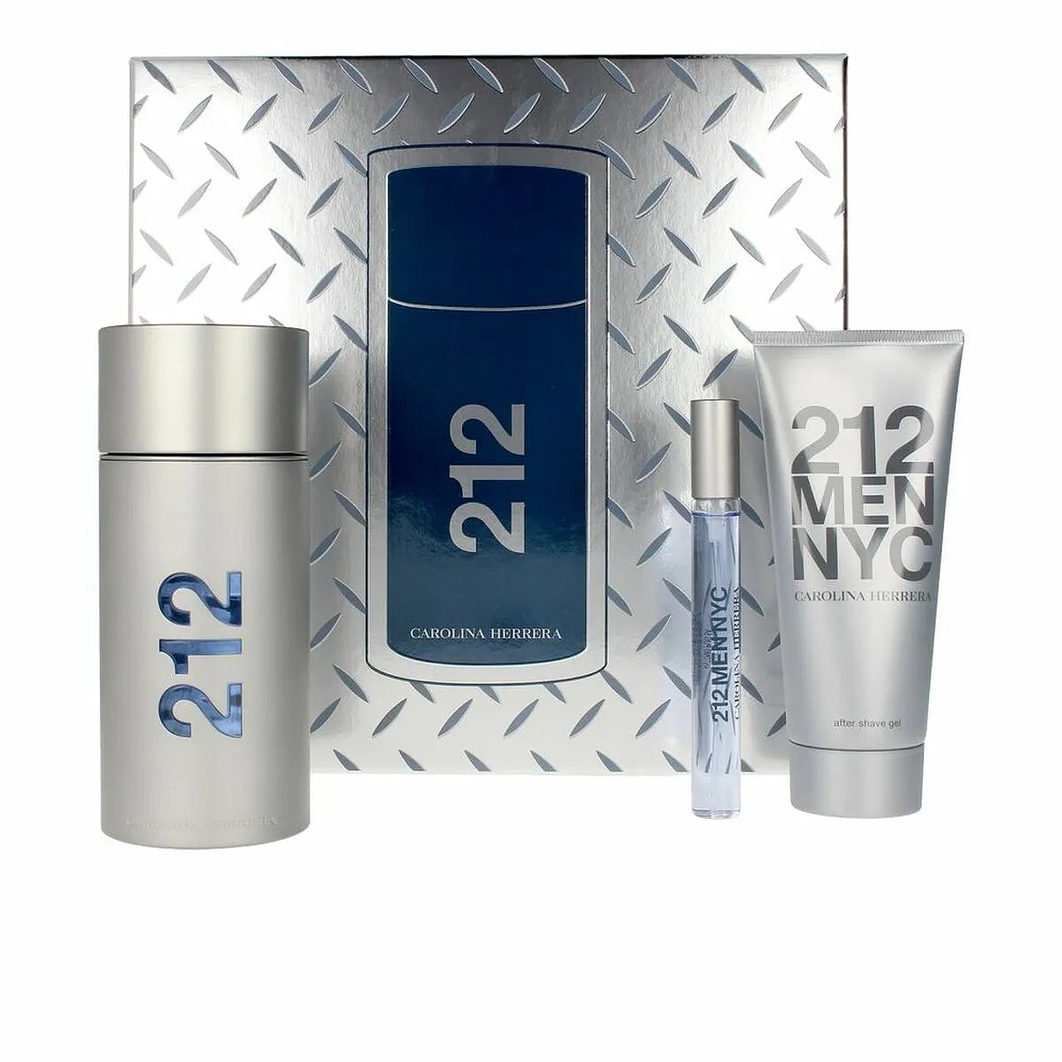 Estuche 212 Nyc Men Carolina Herrera Edt 100ML+10ML+100ML S/G Hombre 1