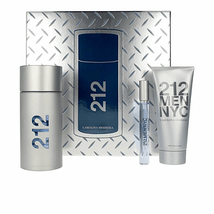 Estuche 212 Nyc Men Carolina Herrera Edt 100ML+10ML+100ML S/G Hombre