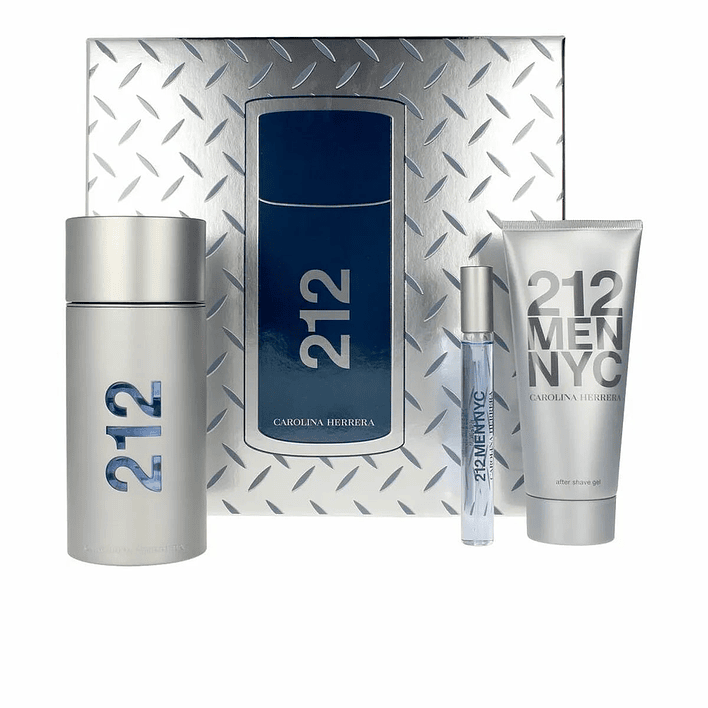 Estuche 212 Nyc Men Carolina Herrera Edt 100ML+10ML+100ML S/G Hombre 1